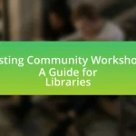 Hosting Community Workshops: A Guide for Libraries