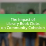 The Impact of Library Book Clubs on Community Cohesion